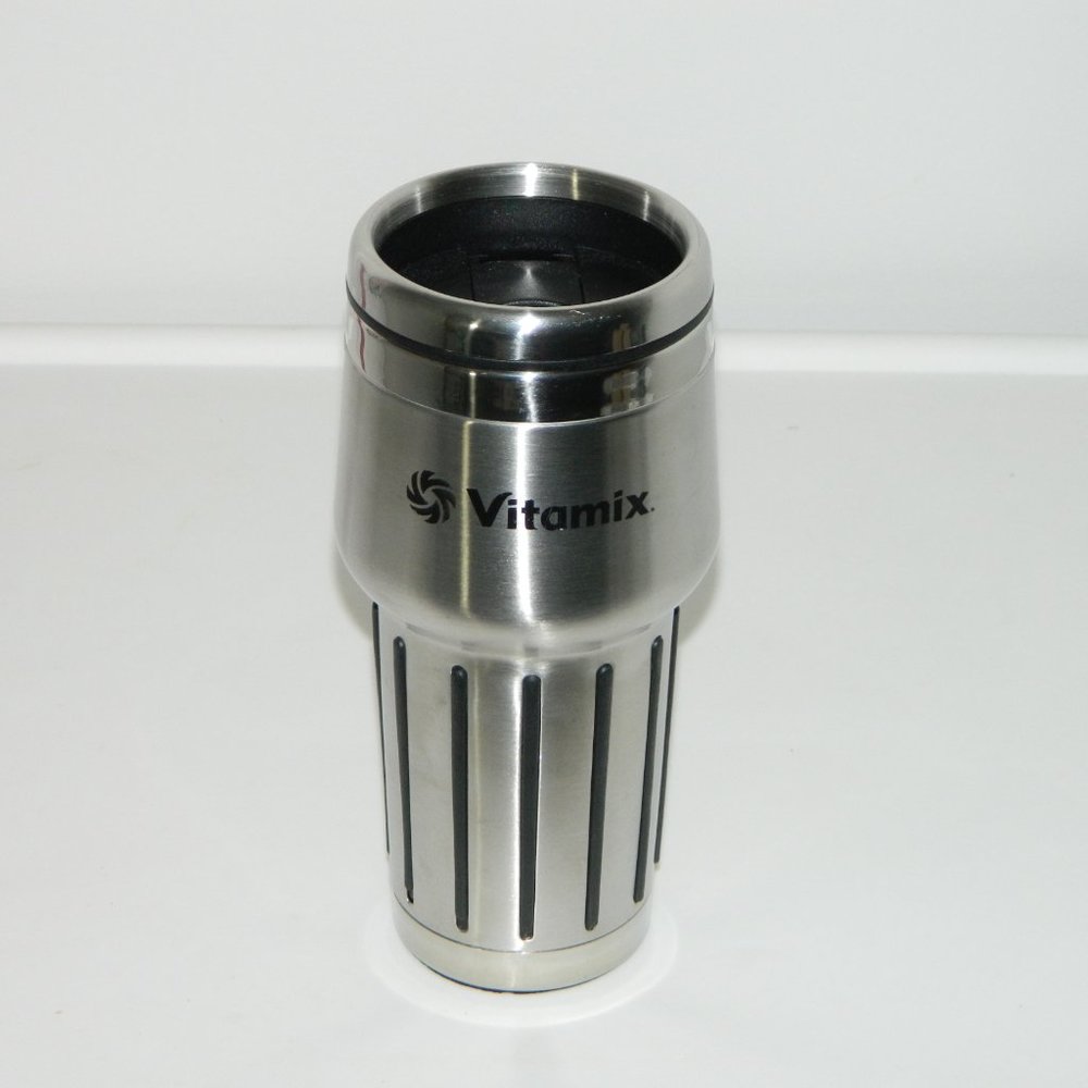 Vitamix Blender Stainless Steel Logo Travel Mug 16oz